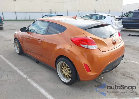 2013 Hyundai Veloster Base W/Black из США, поврежденный, VIN KMHTC6AD3DU133404